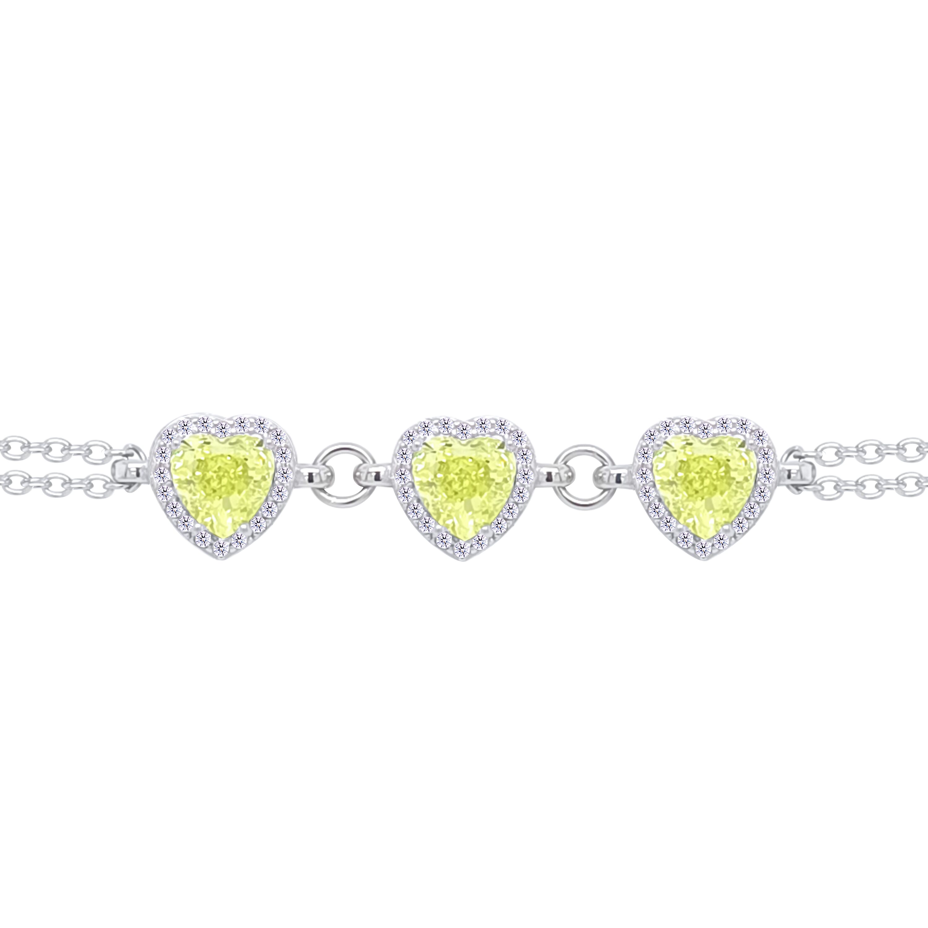 Asfour Crystal Tennis Bracelet With Turquoise Pear & Emerald Zircon In 925 Sterling Silver