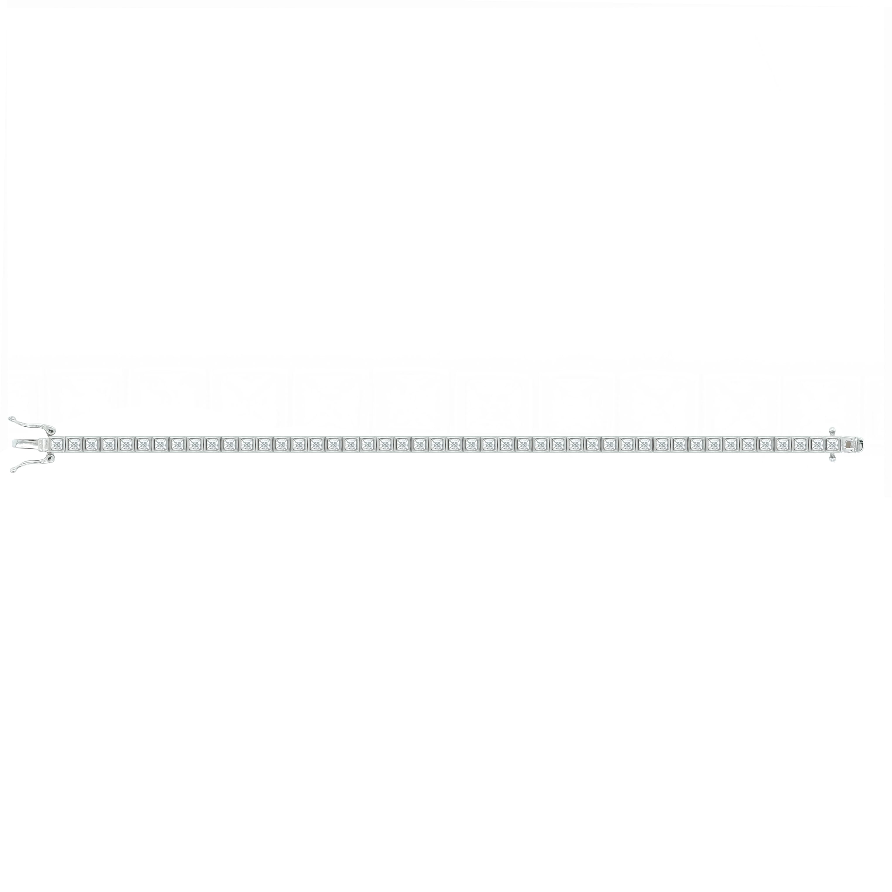 Asfour Crystal Tennis Bracelet With Turquoise Pear & Emerald Zircon In 925 Sterling Silver