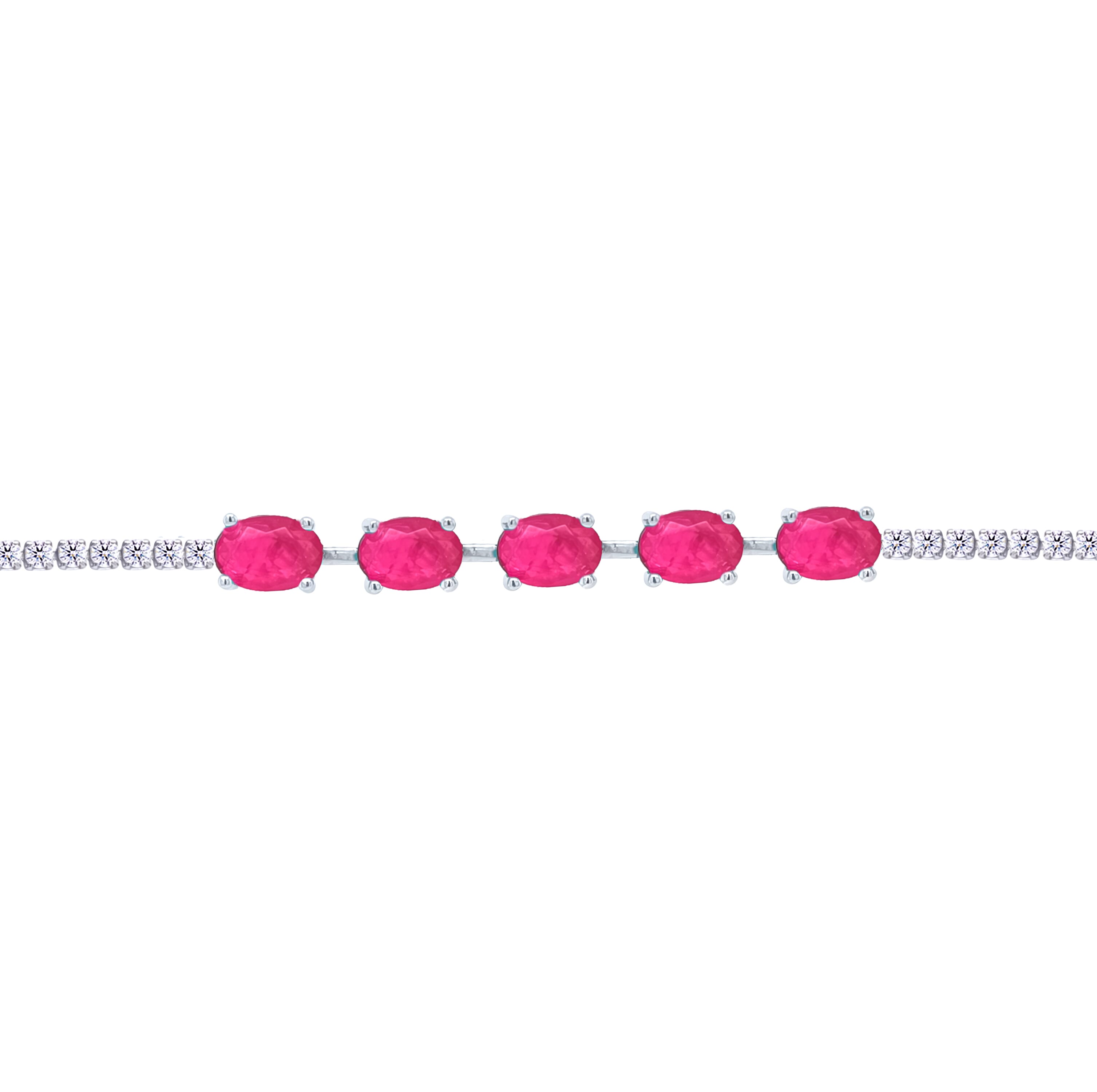 Asfour Crystal Tennis Bracelet With Turquoise Pear & Emerald Zircon In 925 Sterling Silver