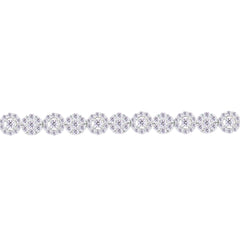 Asfour Crystal Tennis Bracelet With Turquoise Pear & Emerald Zircon In 925 Sterling Silver