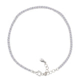 Asfour Crystal Tennis Bracelet With Turquoise Pear & Emerald Zircon In 925 Sterling Silver