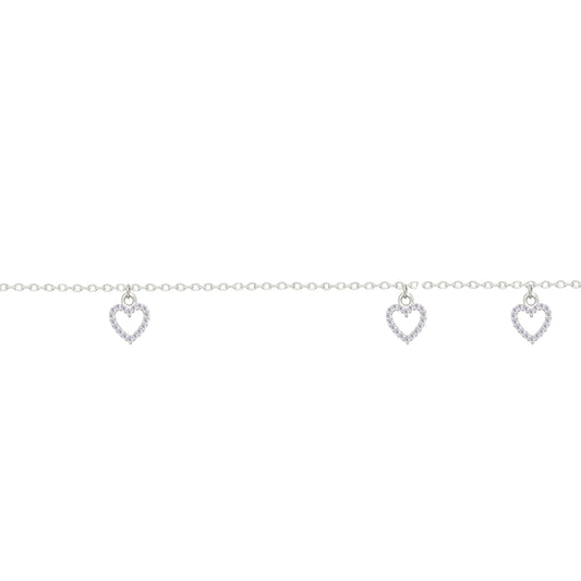 Asfour Crystal Tennis Bracelet With Turquoise Pear & Emerald Zircon In 925 Sterling Silver