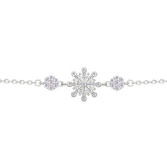 Asfour Crystal Tennis Bracelet With Turquoise Pear & Emerald Zircon In 925 Sterling Silver