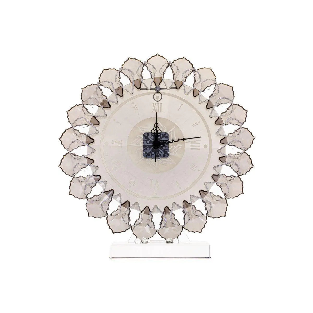 Crystal Clock - Satin - Asfour Crystal