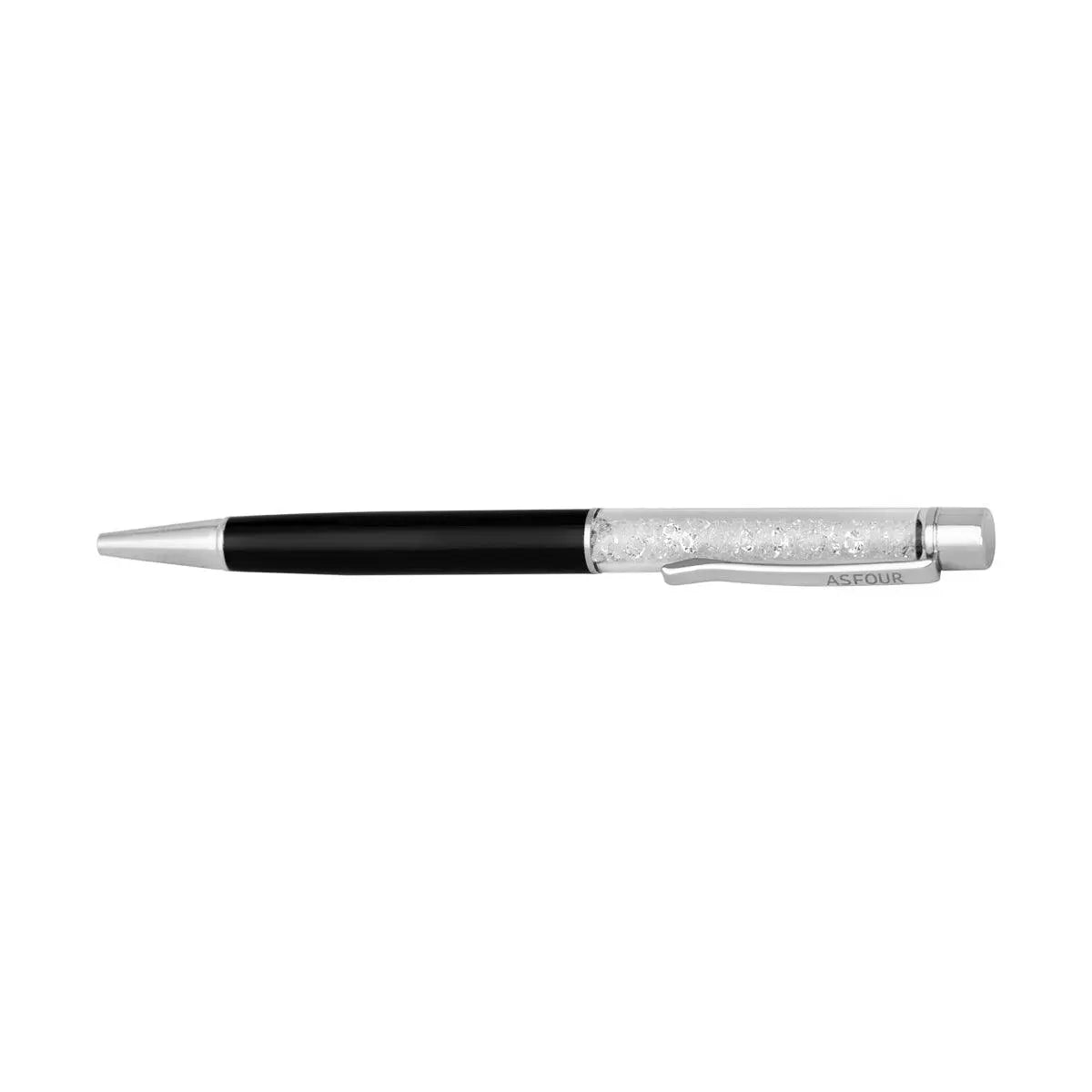 Crystal Pen - Clear - Black - Asfour Crystal