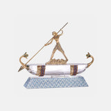 Gift Crystal Shape Pharaonic Boat Size Small