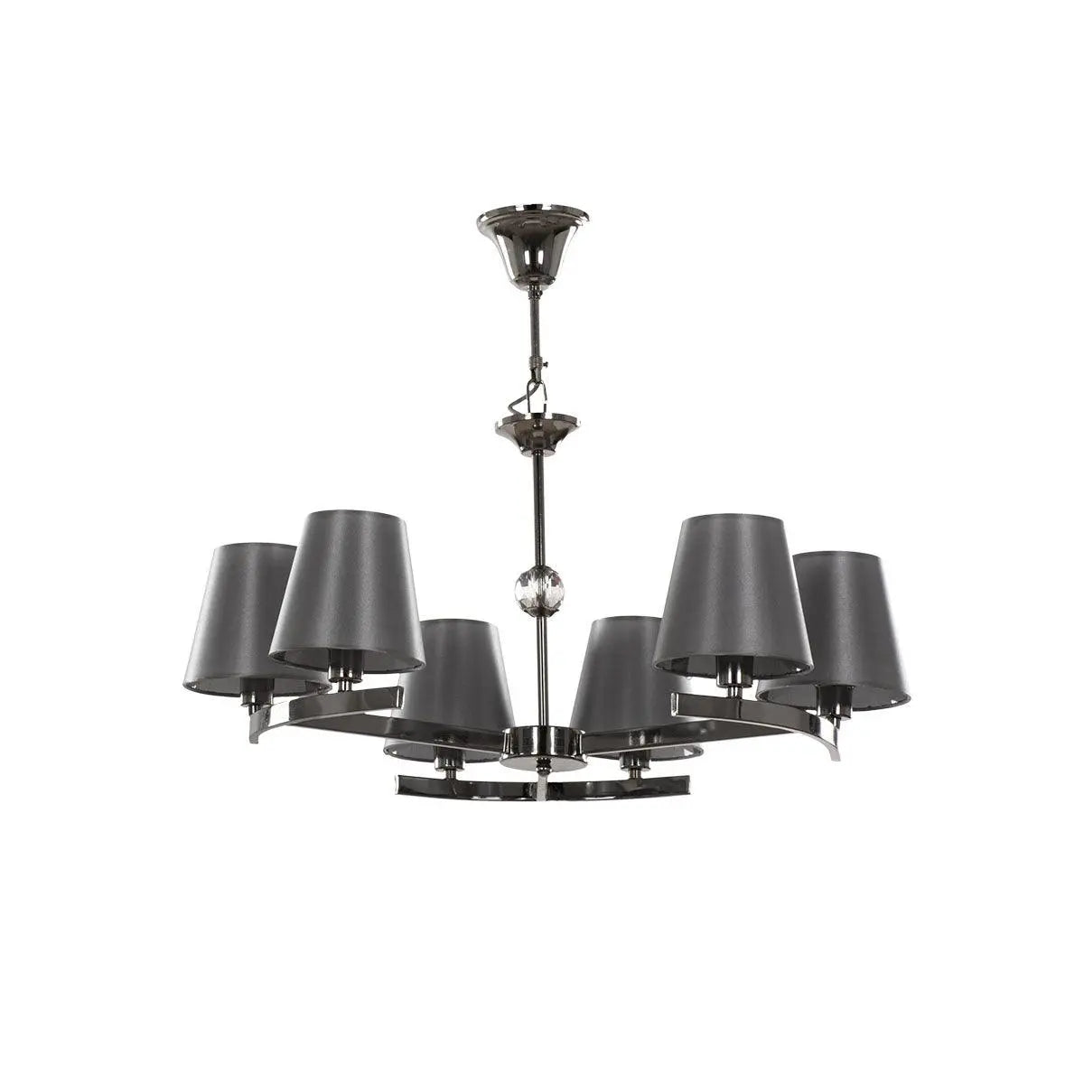 TIARA - 6 Bulbs - Chrome - Asfour Crystal