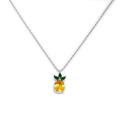 Necklace N1071 - 925 Sterling Silver - Pineapple