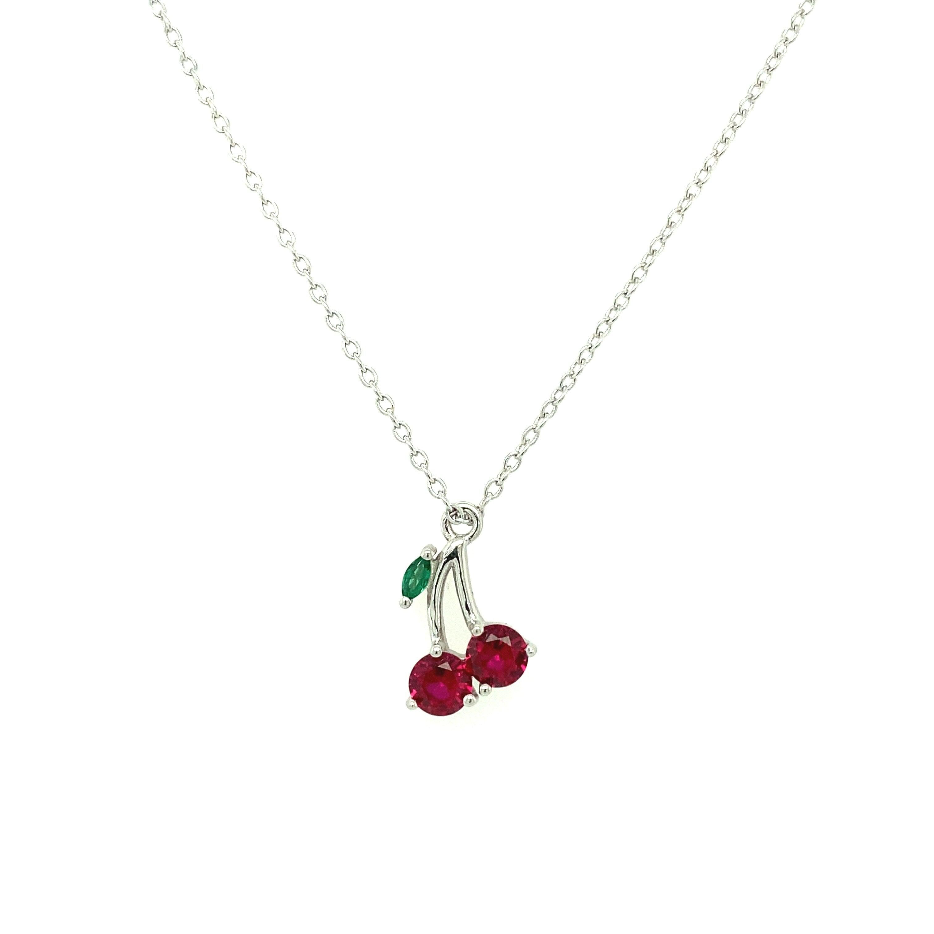 Asfour Crystal Silver Accessories Necklace N1658-R - 925 Sterling Silver