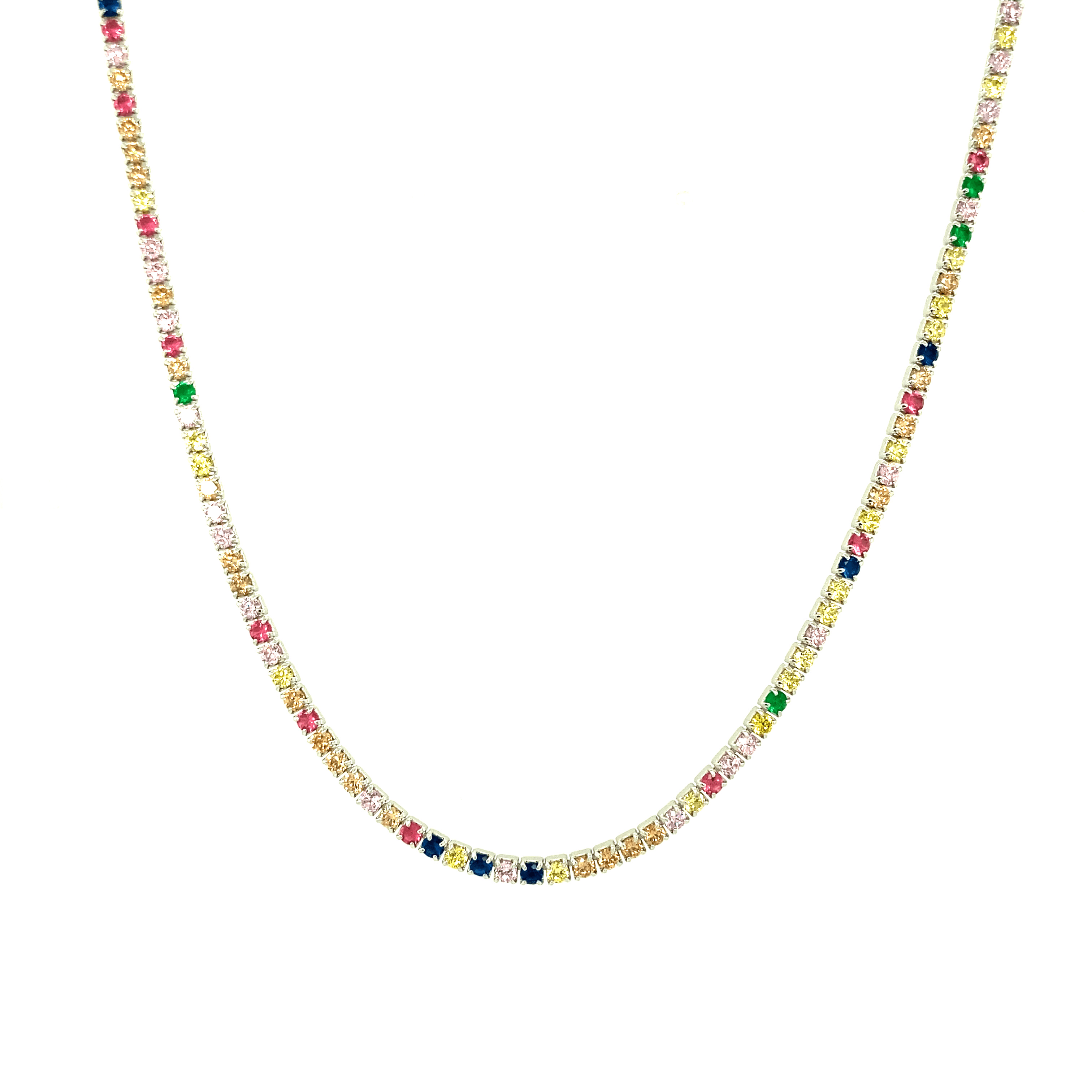 Asfour-Crystal-Silver-accessoriesNecklace-N1691-925-Sterling-Silver