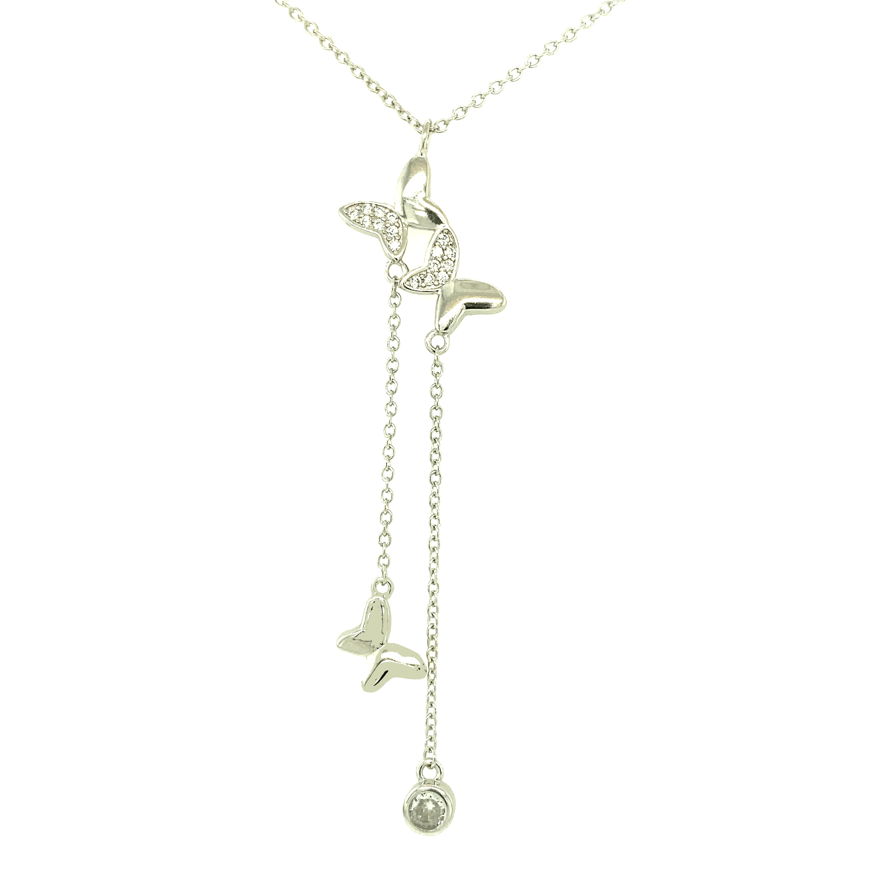 Asfour-Crystal-Silver-accessoriesNecklace-N1706-925-Sterling-Silver