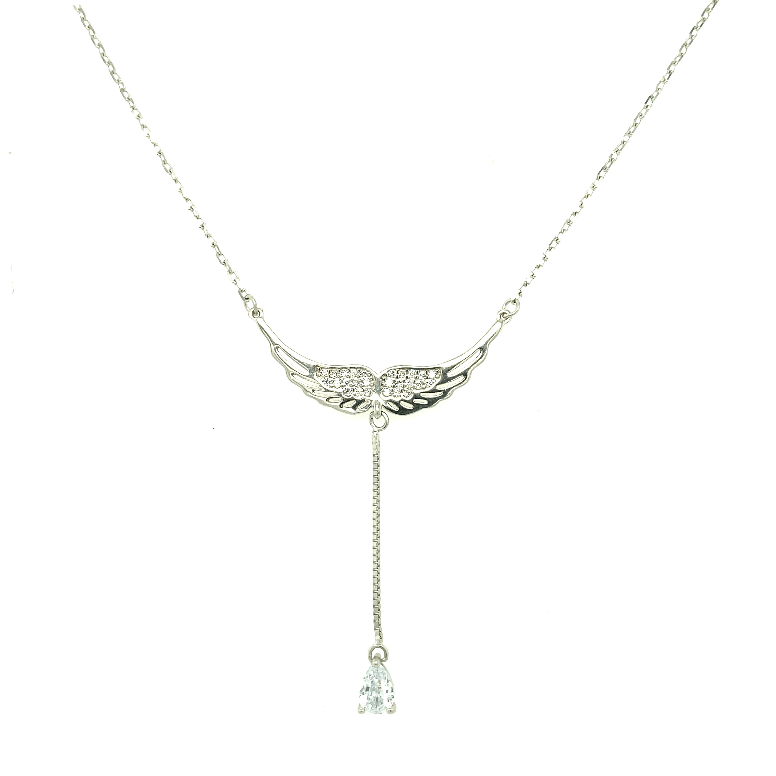 Asfour-Crystal-Silver-accessoriesNecklace-N1713-925-Sterling-Silver