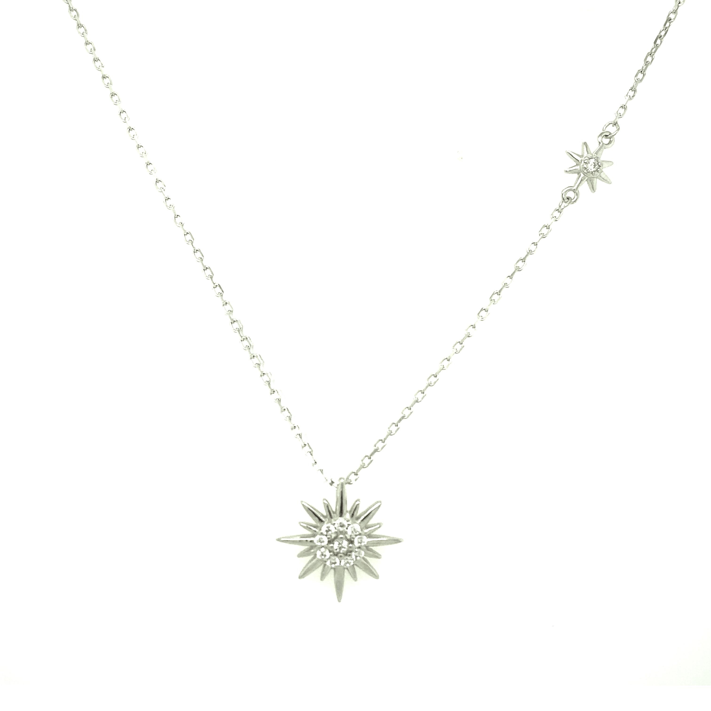 Asfour-Crystal-Silver-accessoriesNecklace-N1728-S-925-Sterling-Silver