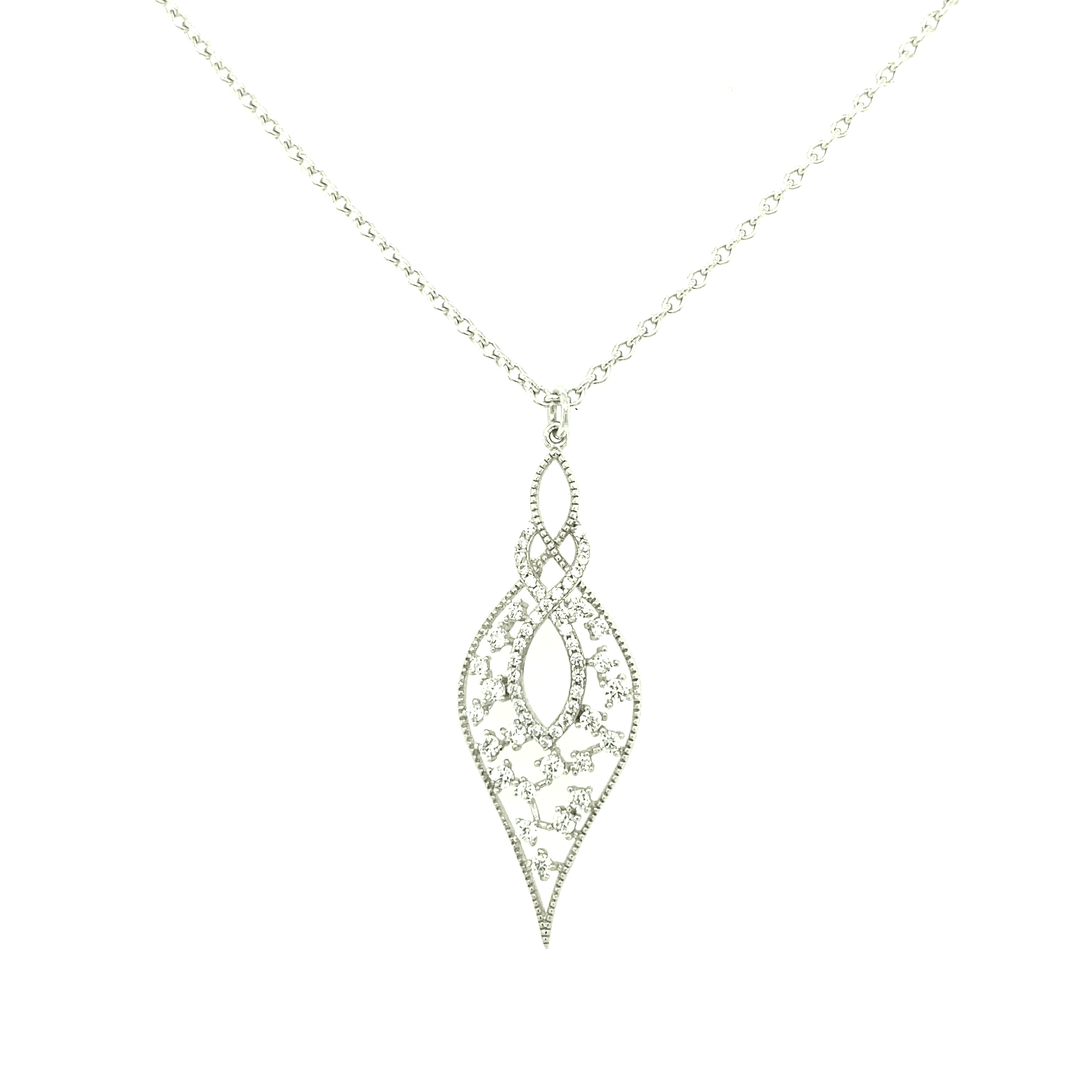 Asfour-Crystal-Silver-accessoriesNecklace-N1734-925-Sterling-Silver