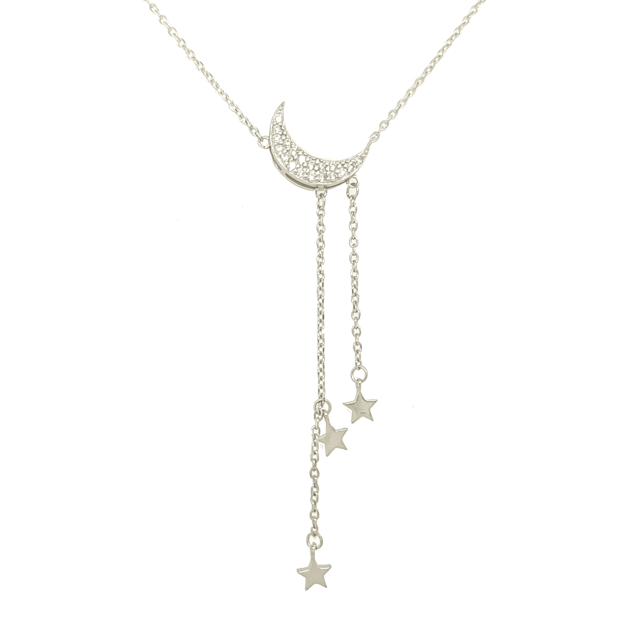 Asfour-Crystal-Sterling-Silver-925-Necklace-N1807