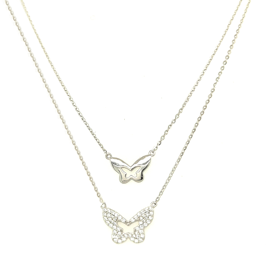 Asfour-Crystal-Sterling-Silver-925-Necklace-N1816