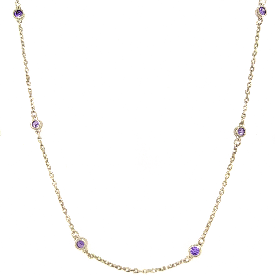 Asfour-Crystal-Sterling-Silver-925-Necklace-N1820