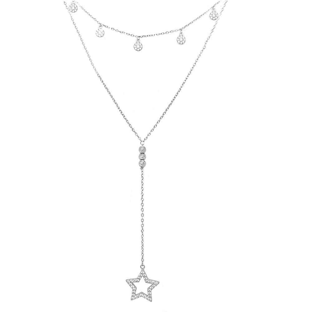 Asfour-Crystal-Sterling-Silver-925-Necklace-N1827-S