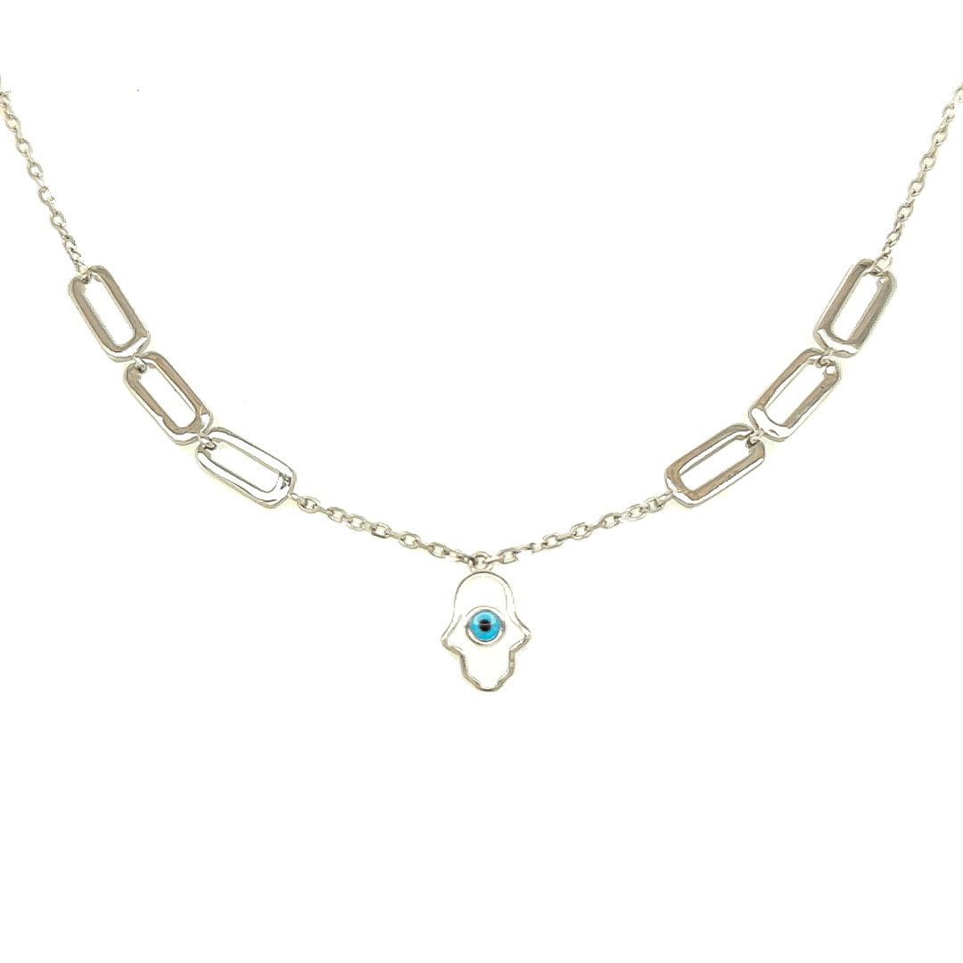 Asfour-Crystal-Sterling-Silver-925-Necklace-N1828