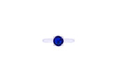 Asfour Crystal A Drew Ring Made Of 925 Sterling Silver Inlaid With Round Zircon Stone