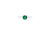 Asfour Crystal A Drew Ring Made Of 925 Sterling Silver Inlaid With Round Zircon RD0051