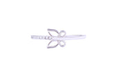 Asfour Crystal Drew Ring With Butterfly Design In 925 Sterling Silver RD0114-8