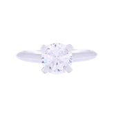 Asfour Crystal Drew Ring Inlaid With Round Zircon Stone In 925 Sterling Silver RM0037-8