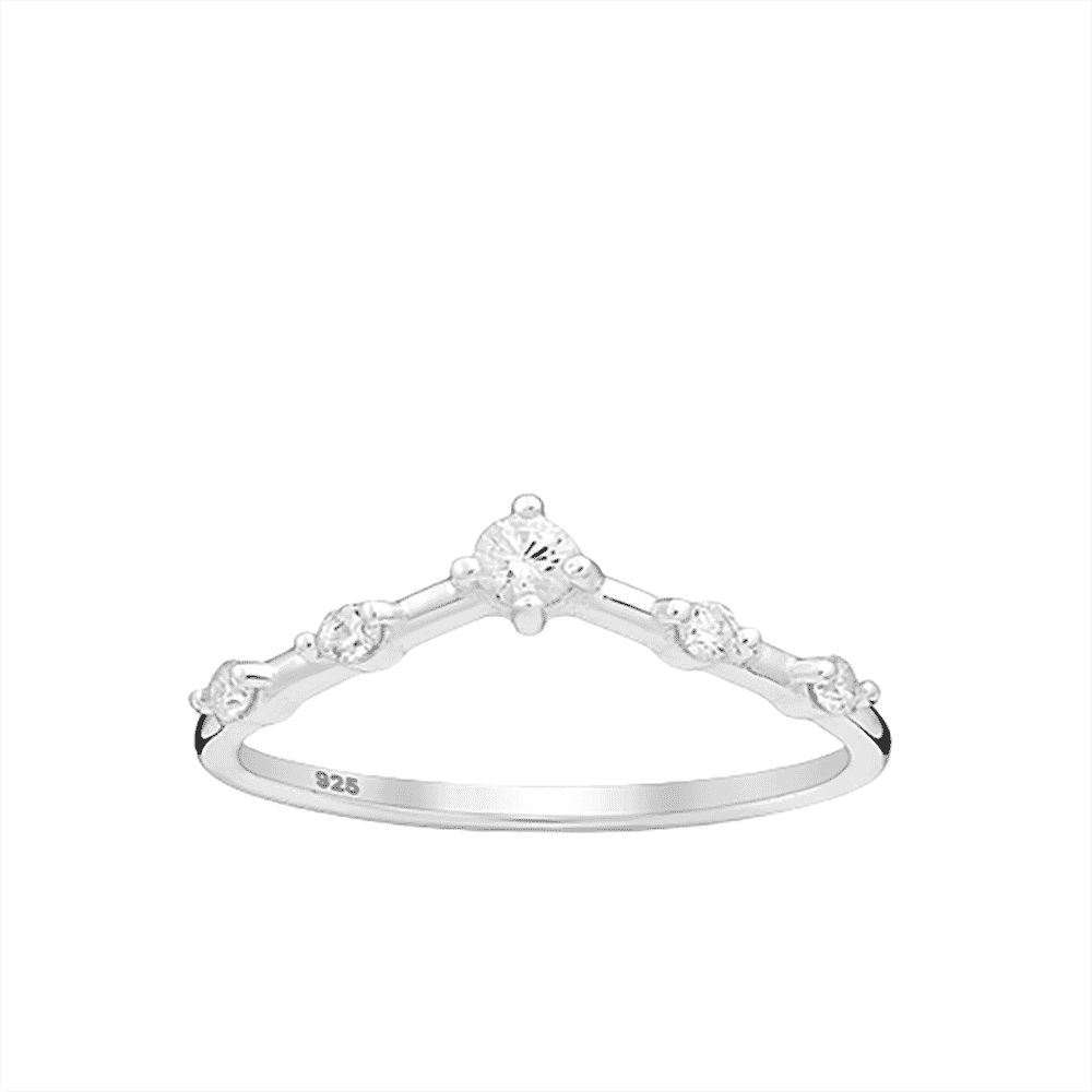 Asfour 925 Sterling Silver Ring - RT0022- Size 7