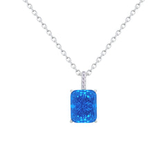 Asfour Creations Jewelry Set With Dark Aquamarine Emerald Design In 925 Sterling Silver – SD0131-M5-9