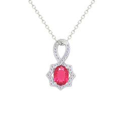 Asfour Crystal Jewelry Set With Dark Rose Oval Stones In 925 Sterling Silver-SD0204-O5
