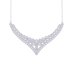 Asfour Crystal Jewelry Set With Art Deco Design In 925 Sterling Silver -SM0023-7