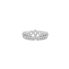Asfour Crystal Jewelry Set With Art Deco Design In 925 Sterling Silver -SM0023-7