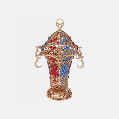 Ramadan Lantern - Multi-Colored - Crystal Studded - Large
