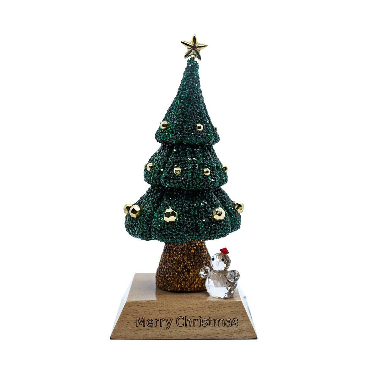 Christmas Tree - Green - Asfour Crystal