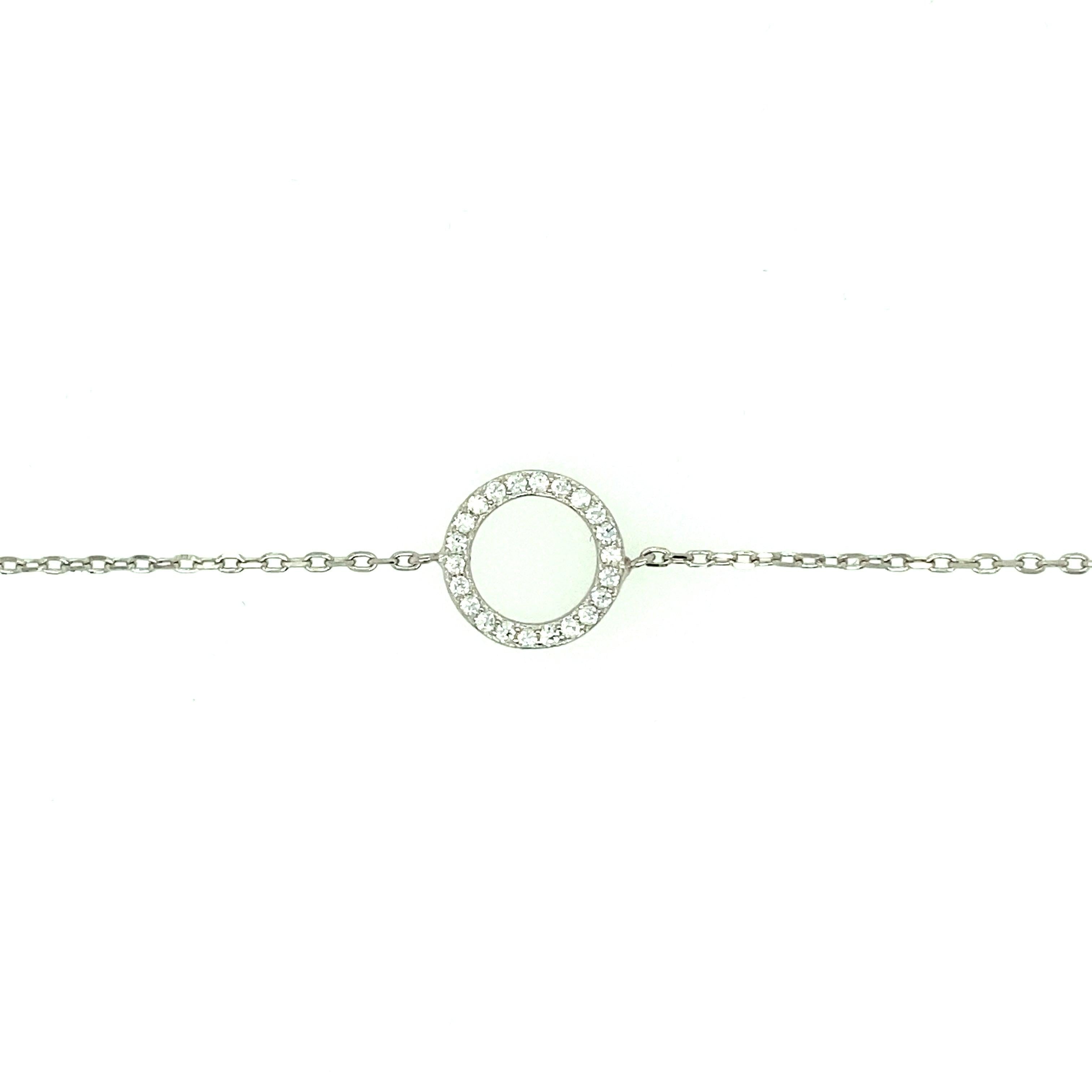 Bracelet B1482 - 925 Sterling Silver - Asfour Crystal