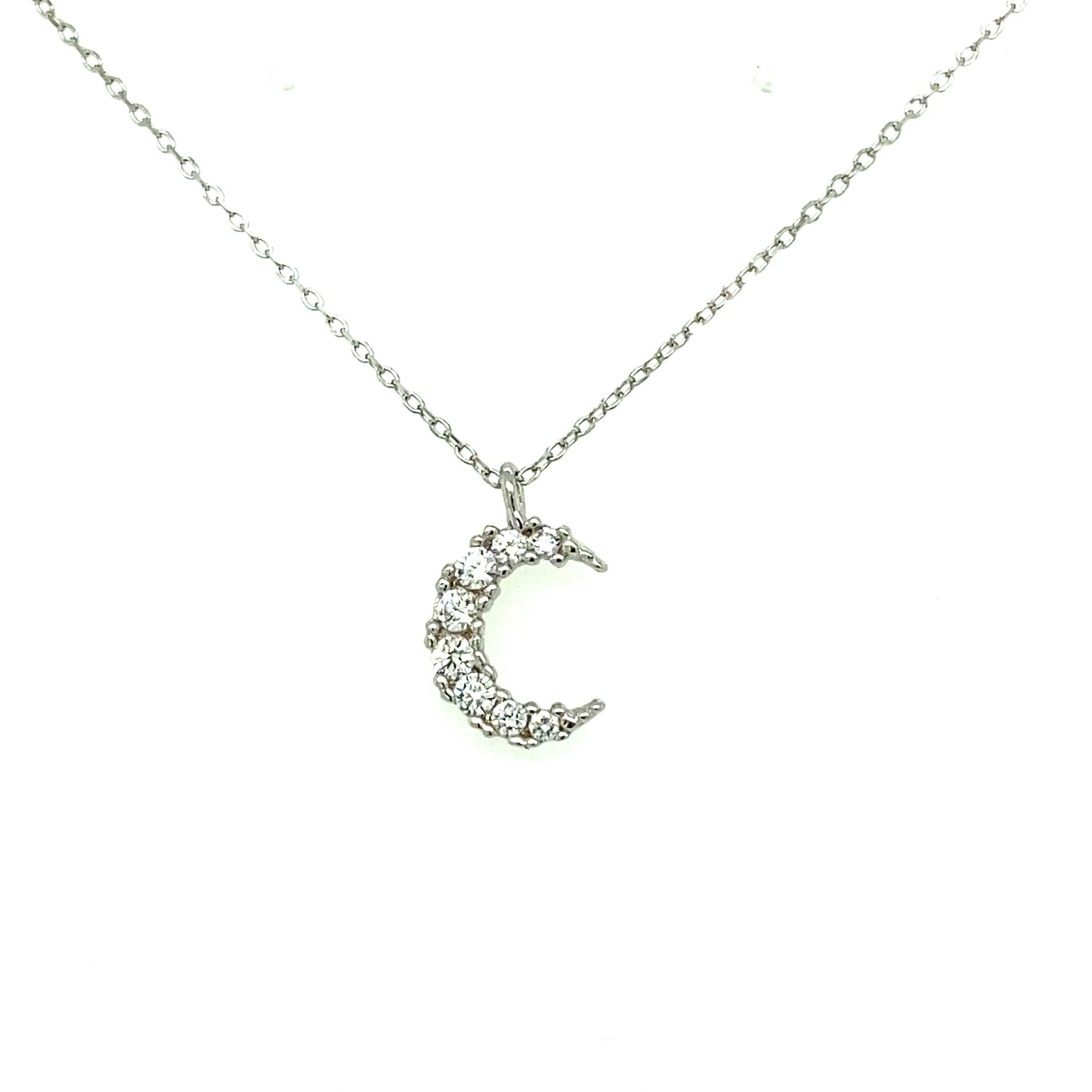 Necklace n1426 - 925 Sterling Silver - Asfour Crystal