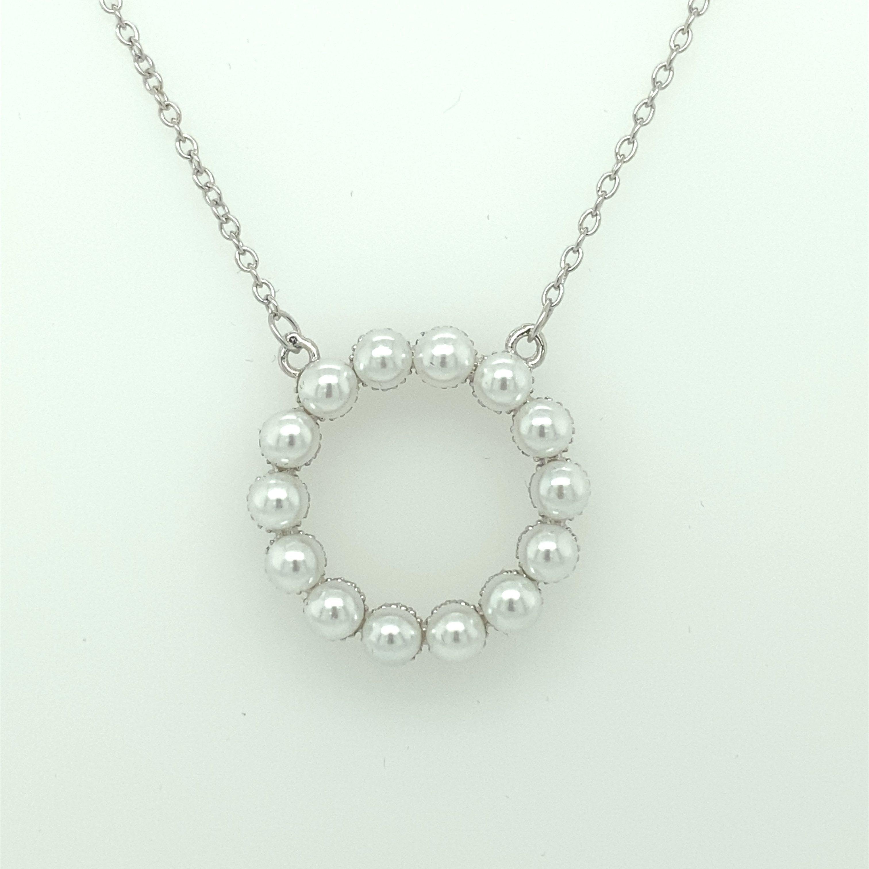 Necklace n1538 - 925 Sterling Silver - Asfour Crystal