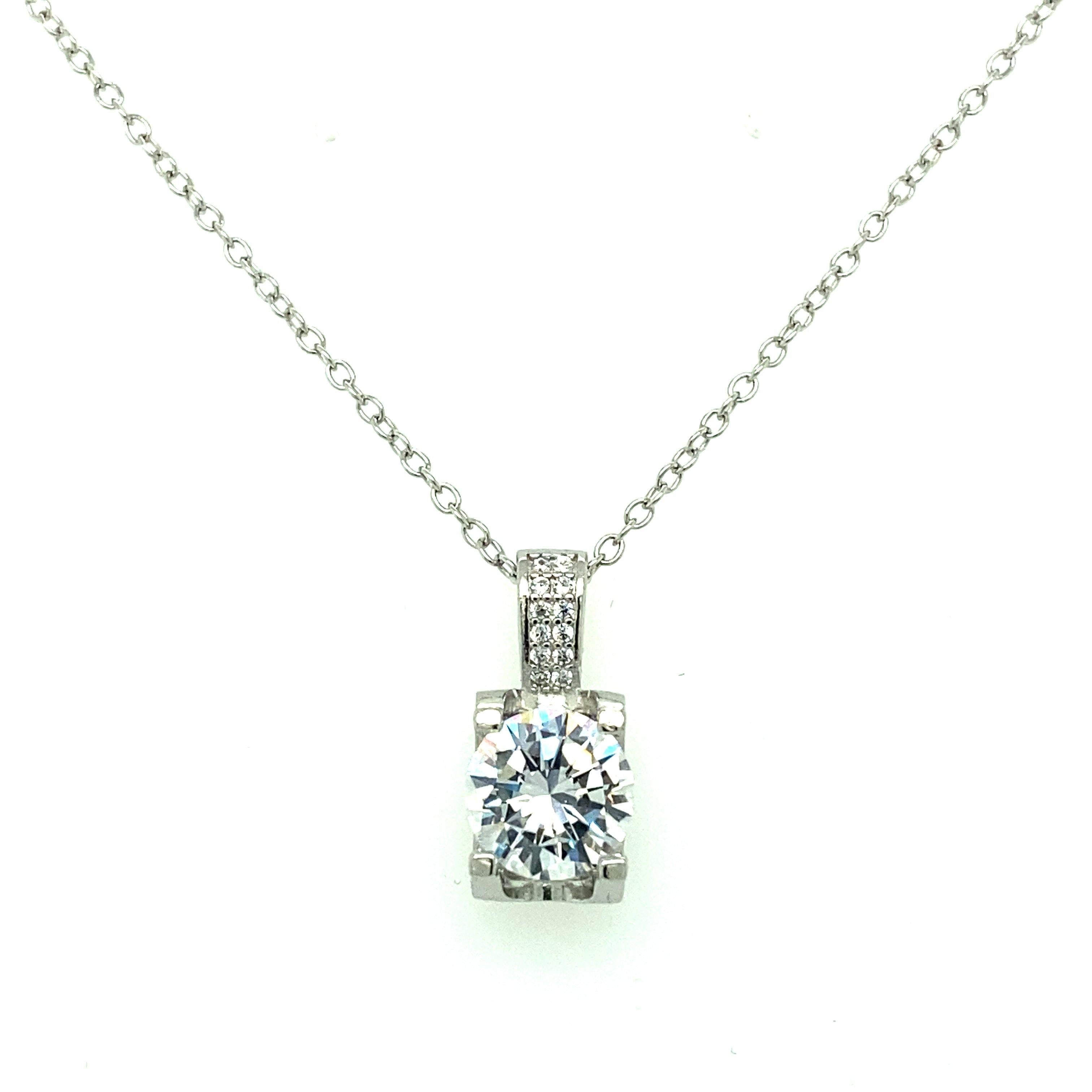 Asfour-Crystal-accessories-Necklace-n1596-925-Sterling-Silver