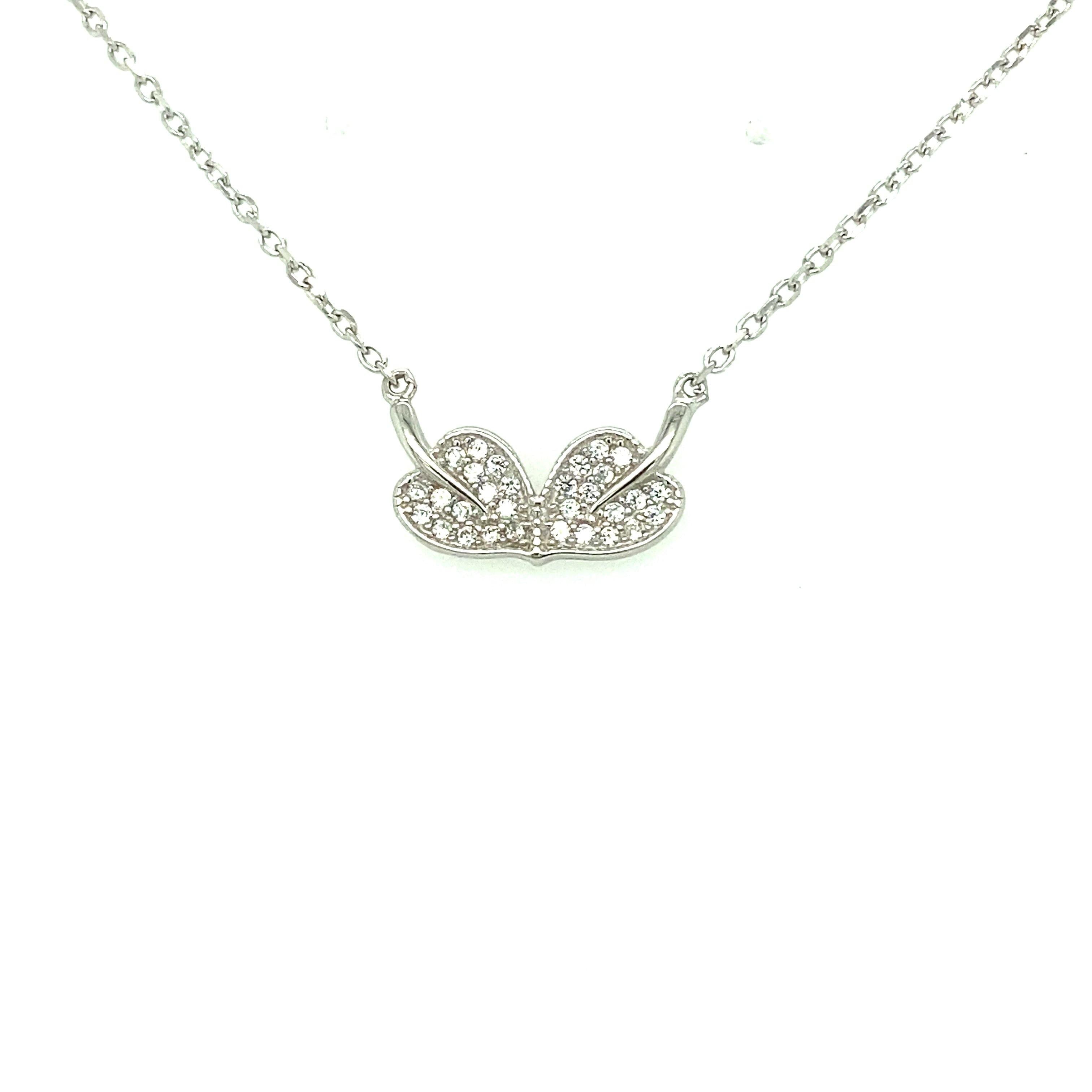 Asfour-Crystal-accessories-Necklace-n1627-925-Sterling-Silver