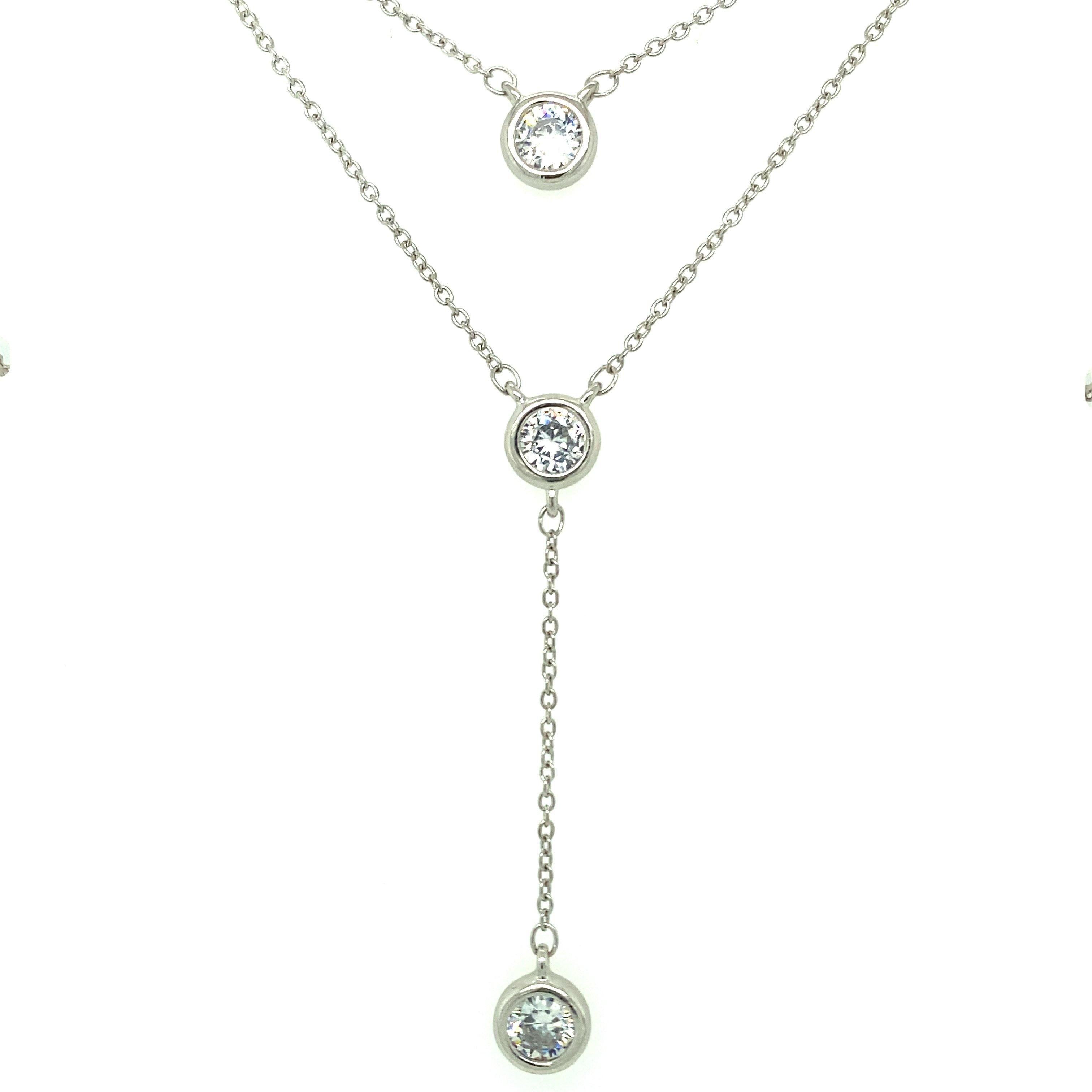 Asfour-Crystal-accessories-Necklace-n1633-925-Sterling-Silver
