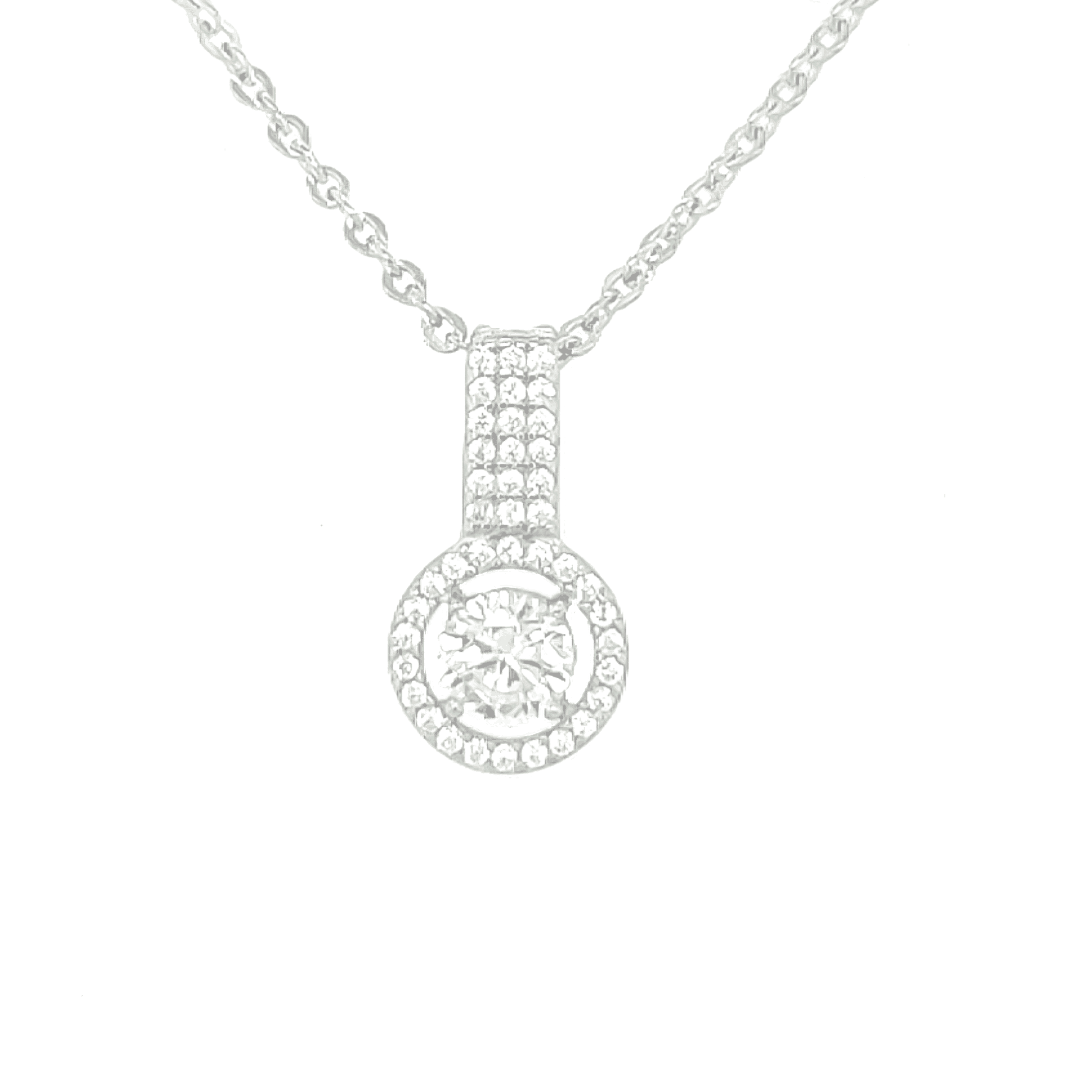 Asfour Chain Necklace In 925 Sterling Silver