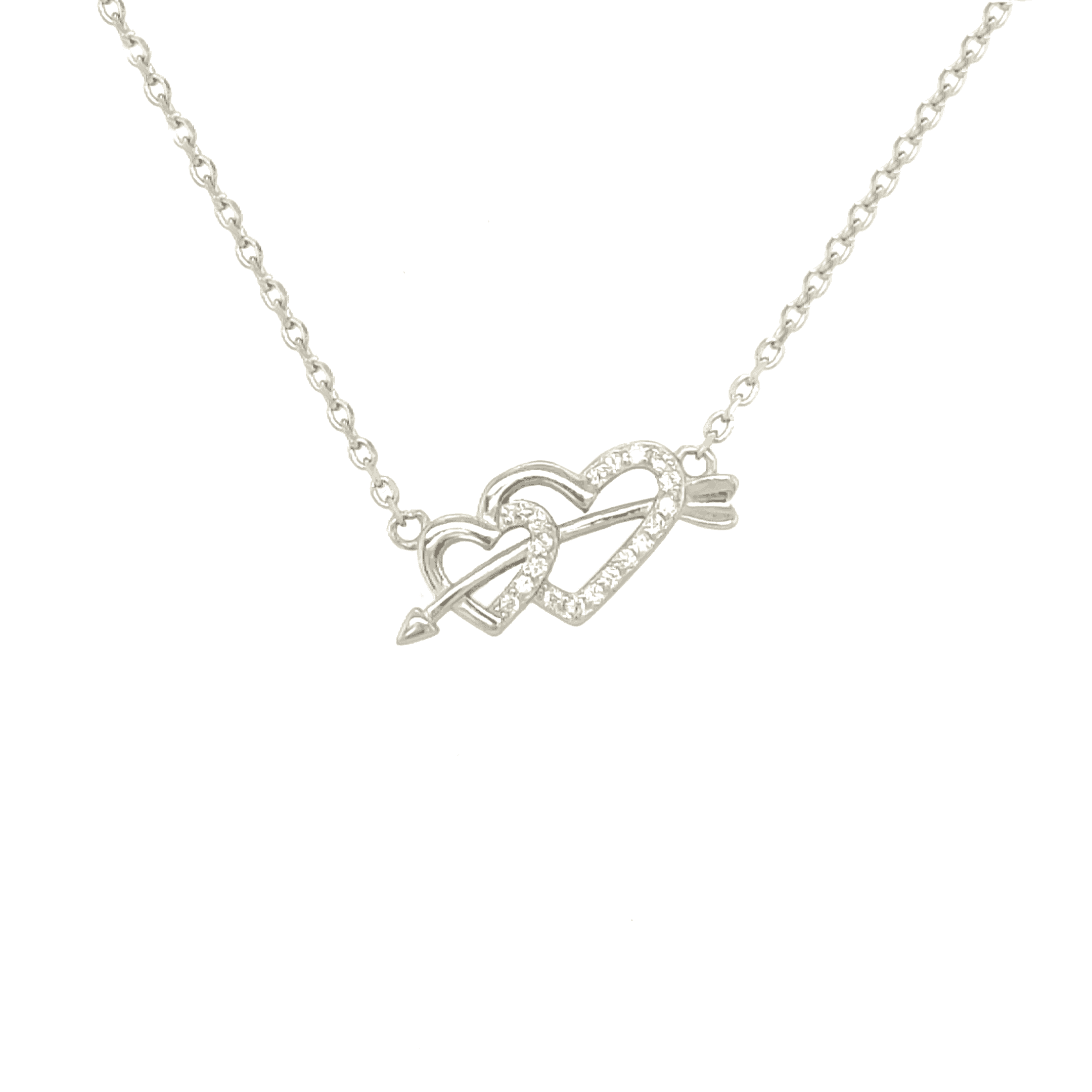 Asfour rounded Zircon Stone Silver 925 Necklace - NR0052