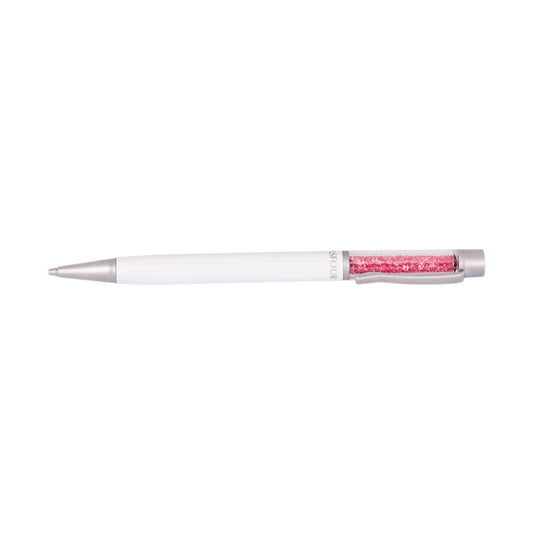 Crystal Mechanical Pencil - Rose - White - Asfour Crystal
