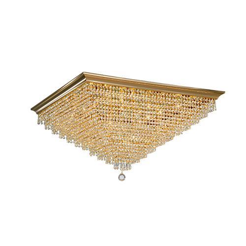 Empire - 16 Bulbs - Gold - Drop Clear