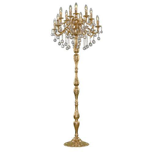 Brass - 13 Bulbs - Gold - Ball Clear