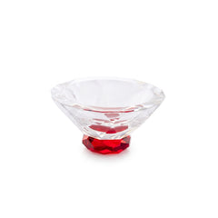 Taj Tayf Crystal Bowl 13/13/6 with Transparent & Siam Crystal