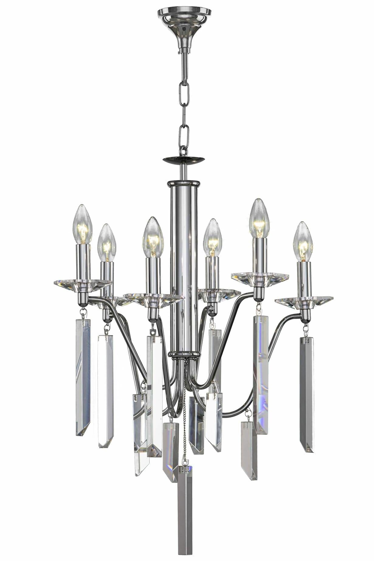 Chandelier 13/264/6 Chrome Drop Magali TR Oct.100 - 6 Bulb