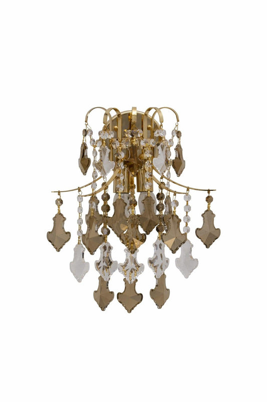 Wall Lamp 21/1016/25/2 Gold Pendeloque 915 Honey *�����������������������