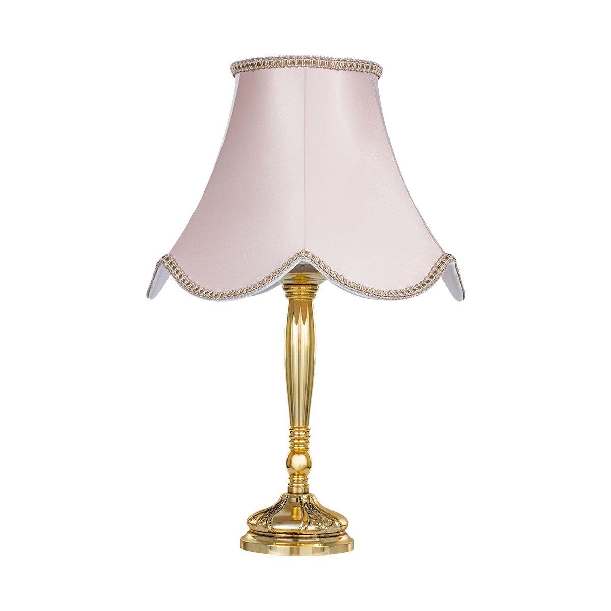 Asfour Crystal BrassTable Lamp Gold Ox. Without Crystal