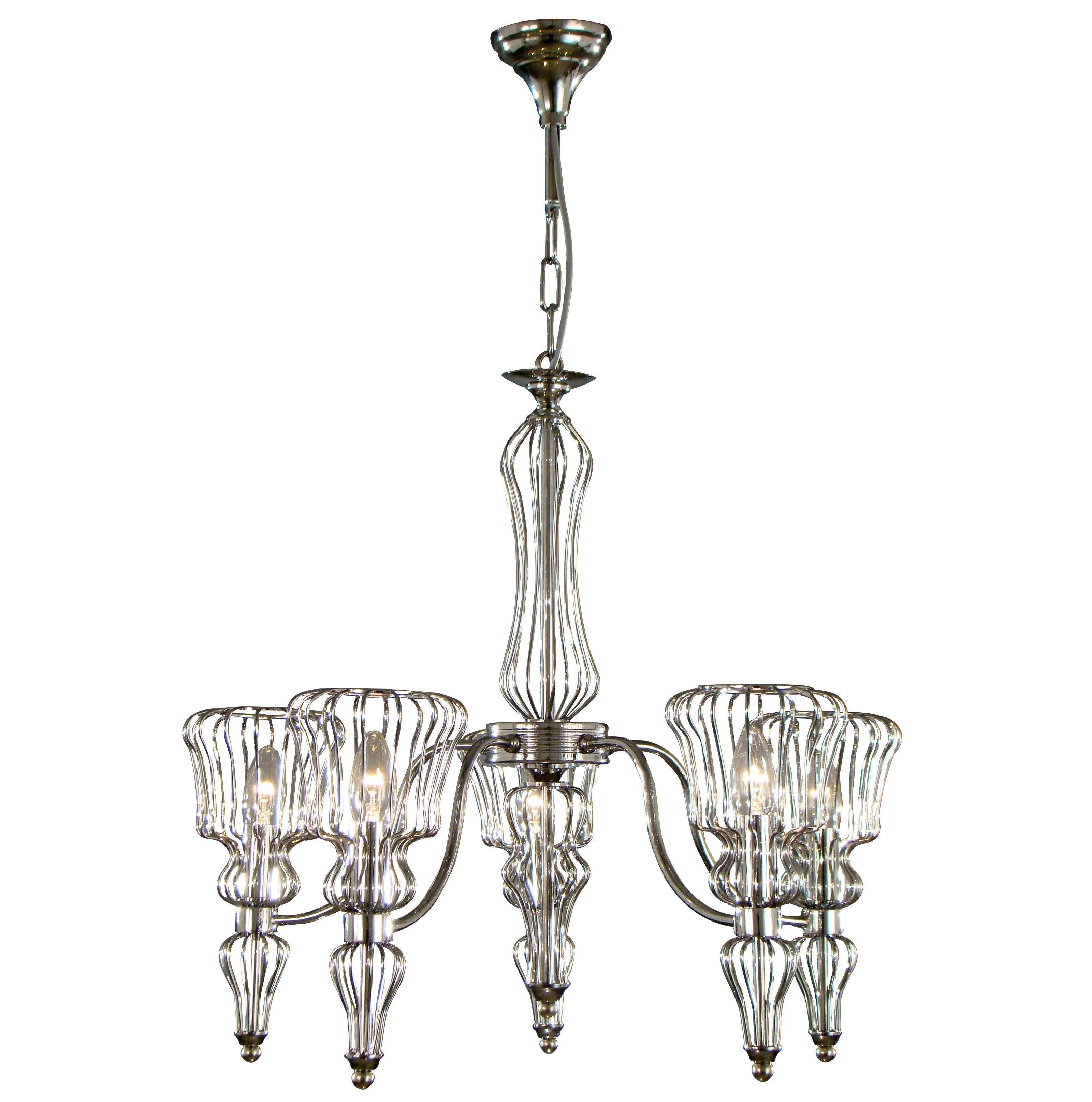 Asfour Crystal - Modern Chandelier - Chandelier - Chrome